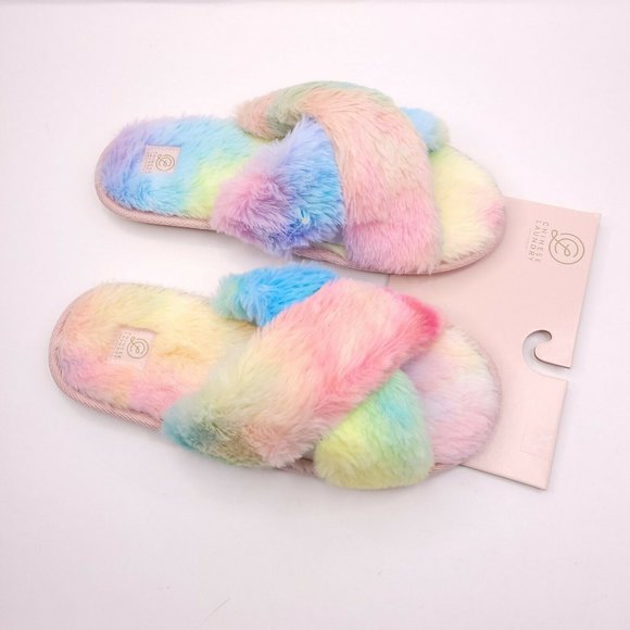 Chinese Laundry Tie Dye Crossband Slippers XL - Picture 3 of 6